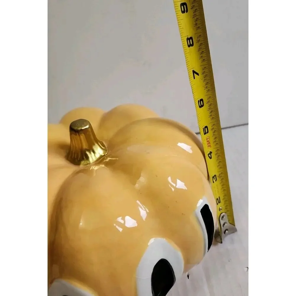 Target Halloween Playground pre-lit ceramic pumpkin BOO ! 2021 Discontinued